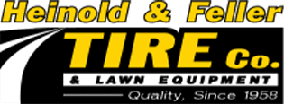 Heinold & Feller Tire Co. & Lawn Equipment Logo