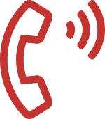 Heinold & Feller | A phone icon with a red background.