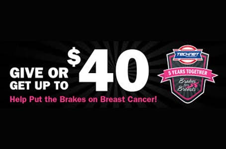 GIVE or GET $40 back on your qualifying brake service.