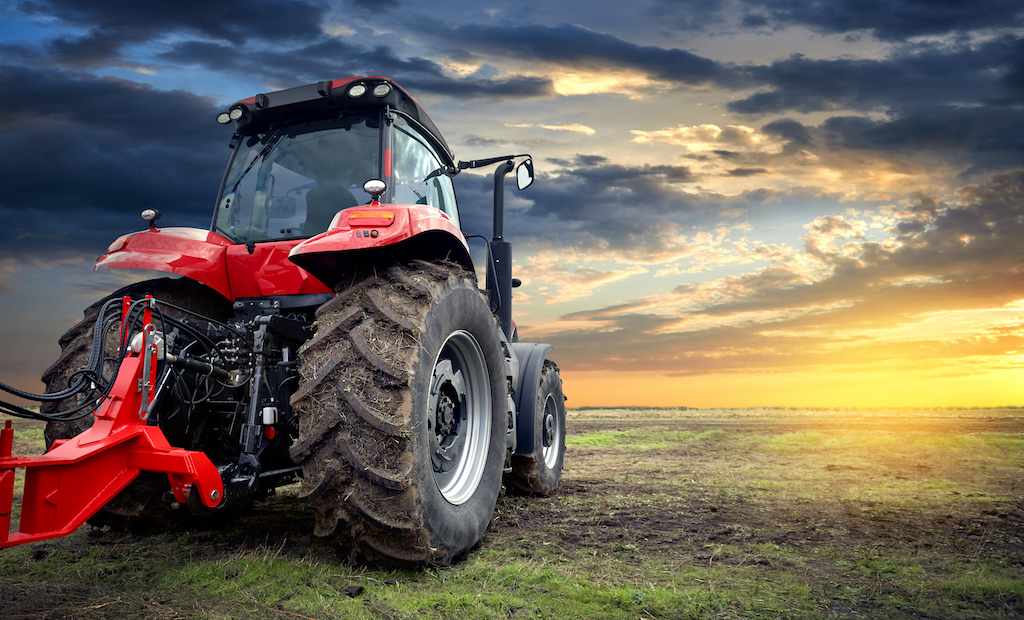 tractor-tires parking area